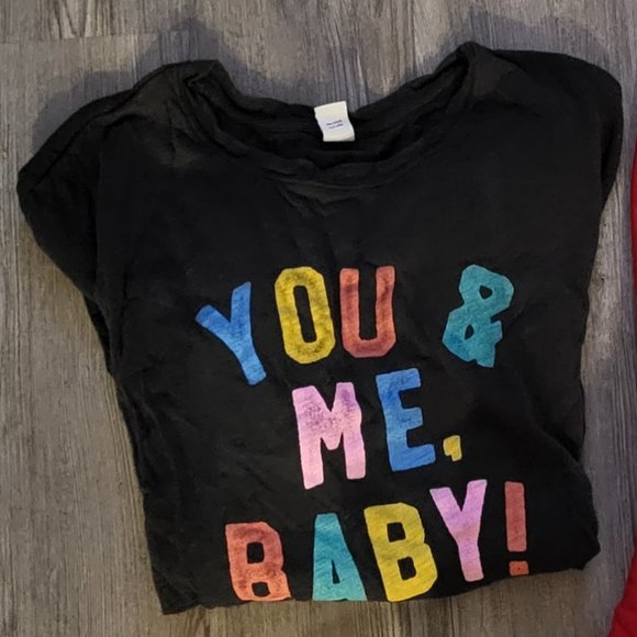 Old Navy "You & Me Baby " Maternity Top - Picture 1 of 3